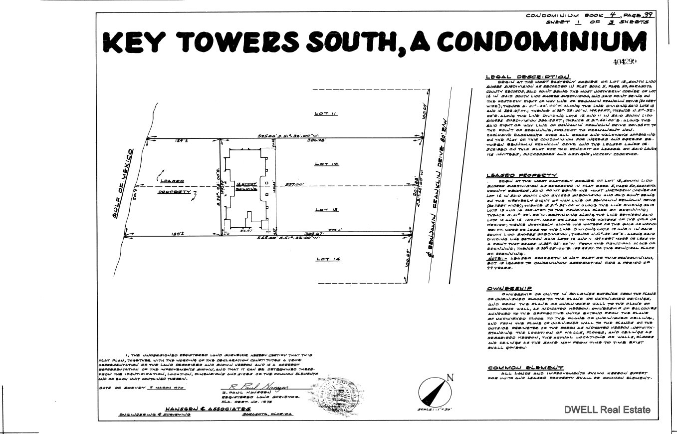 Key Tower South Legal Description
